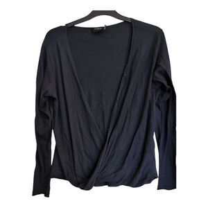 Out from under oversized v neck wrap top size S